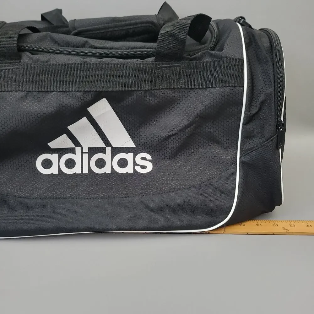 Adidas Defender Duffel Durable Athletic Sports Gym Travel Bag